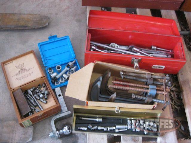 C-clamps- ball hutch- three tool boxes- assorted s_1.jpg